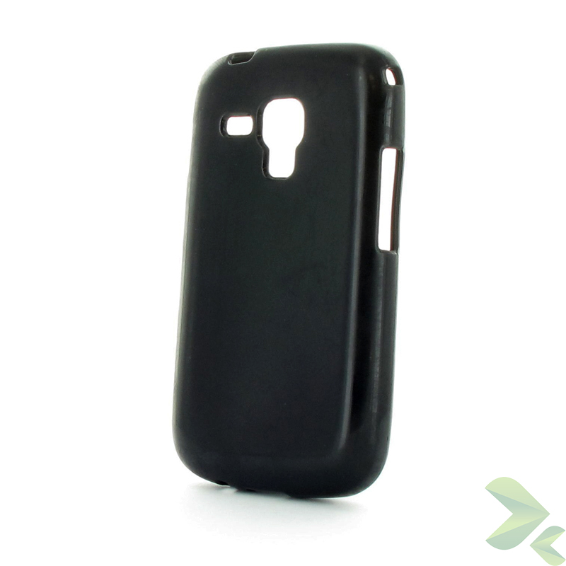 Geffy - Etui Samsung Galaxy Trend S7560 TPU solid color black Geffy - Etui Samsung Galaxy Trend S7560 TPU solid color black