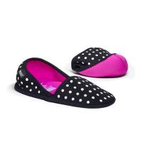 BUILT Travel Slippers XL - Składane kapcie podróżne z etui rozmiar 44-46.5 (Mini Dot Black and White) BUILT Travel Slippers XL - Składane kapcie podróżne z etui rozmiar 44-46.5 (Mini Dot Black and White)