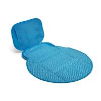 BUILT Diaper Buddy Changing Pad - Neoprenowy składany przewijak (Dribble Dots Blue)