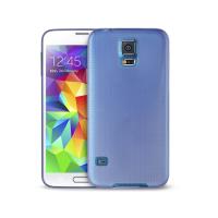 PURO Ultra Slim "0.3" Cover - Zestaw etui + folia na ekran Samsung Galaxy S5/S5 Neo (niebieski)