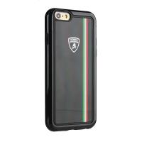 Lamborghini Tricolor Hardcase - Etui iPhone 6s / iPhone 6 (czarny)
