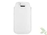 Geffy - Etui uniwersalne Tel 125x63 pull-up eko-skóra white Geffy - Etui uniwersalne Tel 125x63 pull-up eko-skóra white