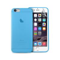PURO Ultra Slim "0.3" Cover - Zestaw etui + folia na ekran iPhone 6s / iPhone 6 (niebieski) PURO Ultra Slim "0.3" Cover - Zestaw etui + folia na ekran iPhone 6s / iPhone 6 (niebieski)