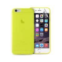 PURO Ultra Slim "0.3" Cover - Zestaw etui + folia na ekran iPhone 6s / iPhone 6 (limonkowy) PURO Ultra Slim "0.3" Cover - Zestaw etui + folia na ekran iPhone 6s / iPhone 6 (limonkowy)