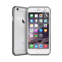 PURO Bumper Cover - Etui iPhone 6s Plus / iPhone 6 Plus z folią na ekran w zestawie (czarny)