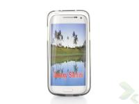 Geffy - Etui Samsung Galaxy S4 Mini TPU pure smoke