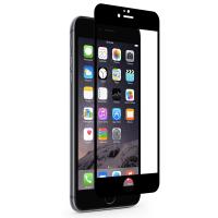 Moshi iVisor Glass - Szkło ochronne IonGlass na ekran do iPhone 6s Plus / iPhone 6 Plus (czarna ramka)