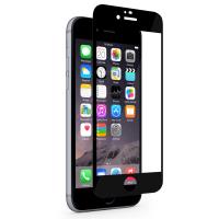 Moshi iVisor XT - Przezroczysta folia ochronna Full Face iPhone 6s / iPhone 6 (czarny)