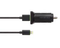 Moshi Revolt Duo - Ładowarka samochodowa 2x2.1 A USB + kabel Lightning MFi (czarny) Moshi Revolt Duo - Ładowarka samochodowa 2x2.1 A USB + kabel Lightning MFi (czarny)