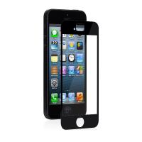 Moshi iVisor XT - Przezroczysta folia ochronna Full Face iPhone SE / iPhone 5s / iPhone 5c / iPhone 5 (czarny)
