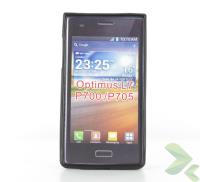 Geffy - Etui LG L7 P700 TPU solid color black