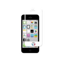 Moshi iVisor Glass - Szkło ochronne IonGlass na ekran do iPhone SE / iPhone 5s / iPhone 5c / iPhone 5 (biała ramka)