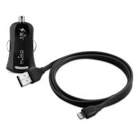 PURO Mini ładowarka samochodowa Apple 1A z płaskim, odpinanym kablem Lightning MFi (czarny) PURO Mini ładowarka samochodowa Apple 1A z płaskim, odpinanym kablem Lightning MFi (czarny)