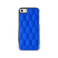 PURO GLAM Drop Matellasse - Etui iPhone SE / iPhone 5s / iPhone 5 (niebieski)