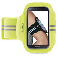 PURO Armband - Uniwersalna sportowa opaska na ramię do smartfonów max 5.1" (limonkowy)