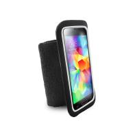 PURO Running Band - Uniwersalna frotka do biegania do smartfonów max 5.1" + key pocket (czarny)