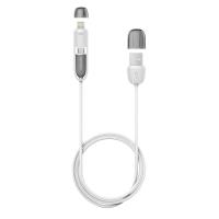 FUJIPOWER Kabel połączeniowy Micro USB & Lightning 1MT 1A (biały) FUJIPOWER Kabel połączeniowy Micro USB & Lightning 1MT 1A (biały)