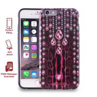 JUST CAVALLI Leo Crystal Cover - Etui iPhone 6s / iPhone 6 (różowy) JUST CAVALLI Leo Crystal Cover - Etui iPhone 6s / iPhone 6 (różowy)