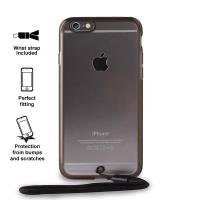 PURO Clear Cover Easy Photo - Etui iPhone 6s / iPhone 6 + smycz (czarny)