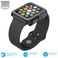 Speck CandyShell Fit - Bumper do Apple Watch 38mm (Black/Slate Grey) Speck CandyShell Fit - Bumper do Apple Watch 38mm (Black/Slate Grey)