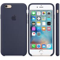 Apple Silicone Case - Silikonowe etui iPhone 6s / iPhone 6 (nocny błękit)