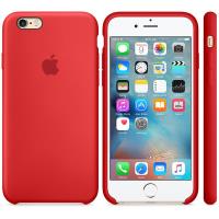 Apple Silicone Case - Silikonowe etui iPhone 6s / iPhone 6 (czerwony) (PRODUCT)RED