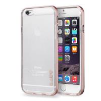 Laut EXOFRAME - Etui iPhone 6s / iPhone 6 z aluminiową ramką z 2 foliami na ekran w zestawie (Rose Gold)