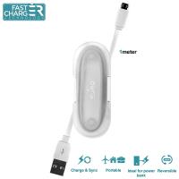PURO Charge&Sync Cable - Kabel z dwustronnymi wtyczkami Micro USB + cable manager, 1m (White) PURO Charge&Sync Cable - Kabel z dwustronnymi wtyczkami Micro USB + cable manager, 1m (White)