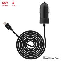 Kanex Lightning Car Charger - Ładowarka samochodowa Apple 2.4A złącze Lightning MFi (czarny) Kanex Lightning Car Charger - Ładowarka samochodowa Apple 2.4A złącze Lightning MFi (czarny)