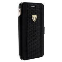 Lamborghini Huracan D2 - Etui skórzane iPhone 6s / iPhone 6 z kieszenią na kartę + stand up (czarny) Lamborghini Huracan D2 - Etui skórzane iPhone 6s / iPhone 6 z kieszenią na kartę + stand up (czarny)