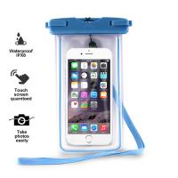 PURO Waterproof Case - Nieprzemakalne etui smartphone/phablet max. 5.7" (niebieski)