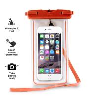 PURO Waterproof Case - Nieprzemakalne etui smartphone/phablet max. 5.7" (pomarańczowy)