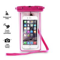 PURO Waterproof Case - Nieprzemakalne etui smartphone/phablet max. 5.7" (różowy)