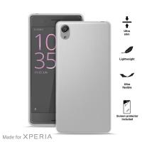 PURO Ultra Slim "0.3" Cover MFX - Zestaw etui + folia na ekran Sony Xperia X Performance (półprzezroczysty)