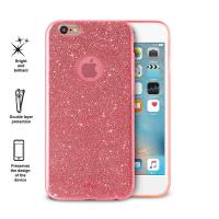 PURO Glitter Shine Cover - Etui iPhone 6s / iPhone 6 (Coral)
