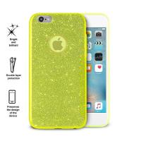 PURO Glitter Shine Cover - Etui iPhone 6s / iPhone 6 (Lime Green)
