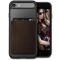 Obliq Flex Wallet - Etui z kieszonką na kartę iPhone 7 (Espresso) Obliq Flex Wallet - Etui z kieszonką na kartę iPhone 7 (Espresso)
