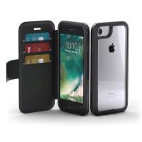 Griffin Survivor Adventure Wallet - Etui z klapką iPhone 7 / iPhone 6s / iPhone 6 z kieszeniami na karty (czarny)