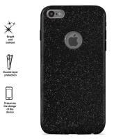 PURO Glitter Shine Cover - Etui iPhone 6s Plus / iPhone 6 Plus (Piano Black) Limited edition PURO Glitter Shine Cover - Etui iPhone 6s Plus / iPhone 6 Plus (Piano Black) Limited edition