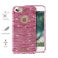 JUST CAVALLI Leo Zebra Glitter Cover - Etui iPhone 7 (Shock Pink) JUST CAVALLI Leo Zebra Glitter Cover - Etui iPhone 7 (Shock Pink)