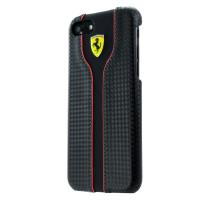 Ferrari Hardcase Racing - Etui skórzane iPhone 8 / 7 (czarny) Ferrari Hardcase Racing - Etui skórzane iPhone 8 / 7 (czarny)