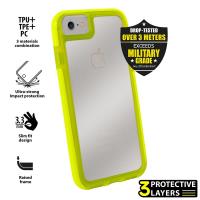 PURO Impact Pro Hard Shield - Etui iPhone 8 / 7 (limonkowy)