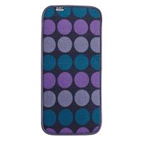 BUILT Reversible Bar Drying Mat - Mata do suszenia naczyń 20,3 x 45,7 cm (Plum Dot)