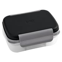 BUILT Gourmet Deluxe Bento 10 Piece Set - Pojemnik na lunch z przegrodami + zestaw akcesoriów (Navy & Graphite)