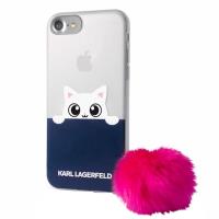 Karl Lagerfeld K-Peek A Boo Case - Etui iPhone 7 (Transparent/Pink) Karl Lagerfeld K-Peek A Boo Case - Etui iPhone 7 (Transparent/Pink)