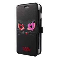 Karl Lagerfeld Choupette In Love 2 Booktype Case - Etui iPhone 7 z klapką (Black) Karl Lagerfeld Choupette In Love 2 Booktype Case - Etui iPhone 7 z klapką (Black)