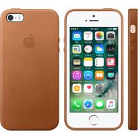 Apple Leather Case - Skórzane etui iPhone SE / iPhone 5s / iPhone 5 (naturalny brąz)