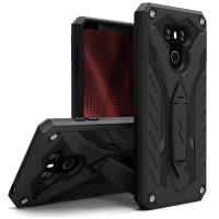 Zizo Static Cover - Pancerne etui LG G6 z podstawką (czarny)