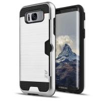 Zizo Metallic Hybrid Cover - Etui Samsung Galaxy S8+ z kieszenią na kartę (czarny/srebrny) Zizo Metallic Hybrid Cover - Etui Samsung Galaxy S8+ z kieszenią na kartę (czarny/srebrny)