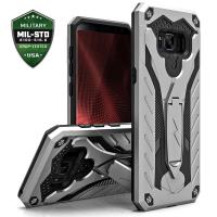 Zizo Static Cover - Pancerne etui Samsung Galaxy S8 z podstawką (srebrny/czarny) Zizo Static Cover - Pancerne etui Samsung Galaxy S8 z podstawką (srebrny/czarny)